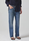 Neve Low Slung Relaxed Jeans in Medium Wash Oasis