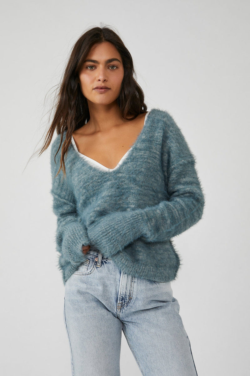 Free People Serendipity V Neck Sweater