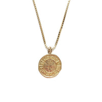 Erin Fader Written in the Stars Necklace Zodiac Coin