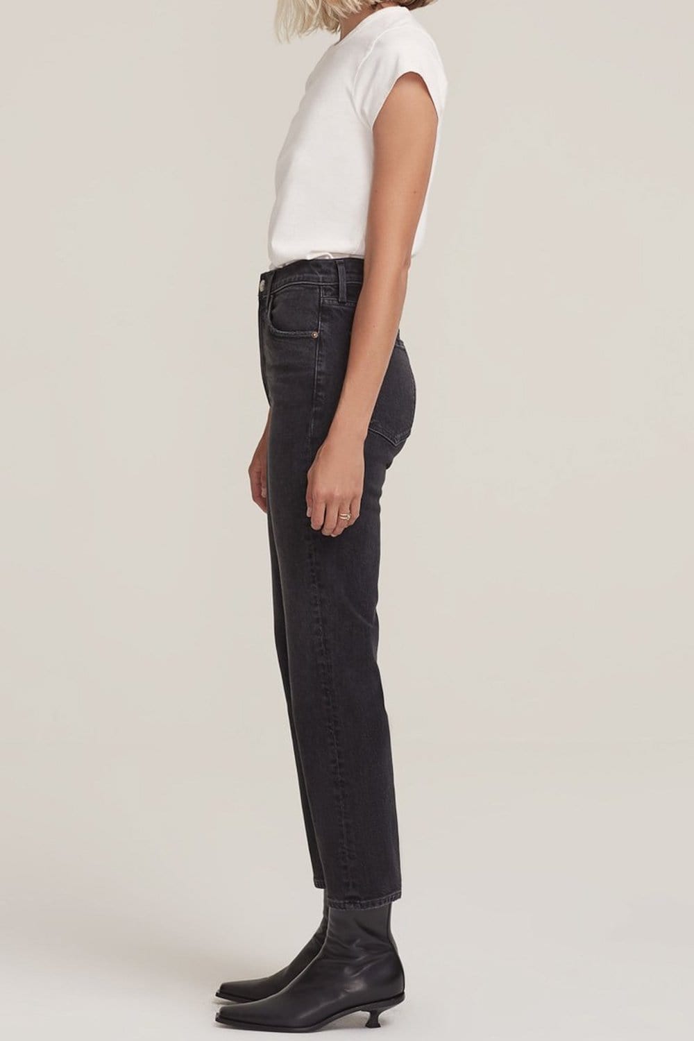 Agolde Wilder Mid Rise Straight Jean Panoramic