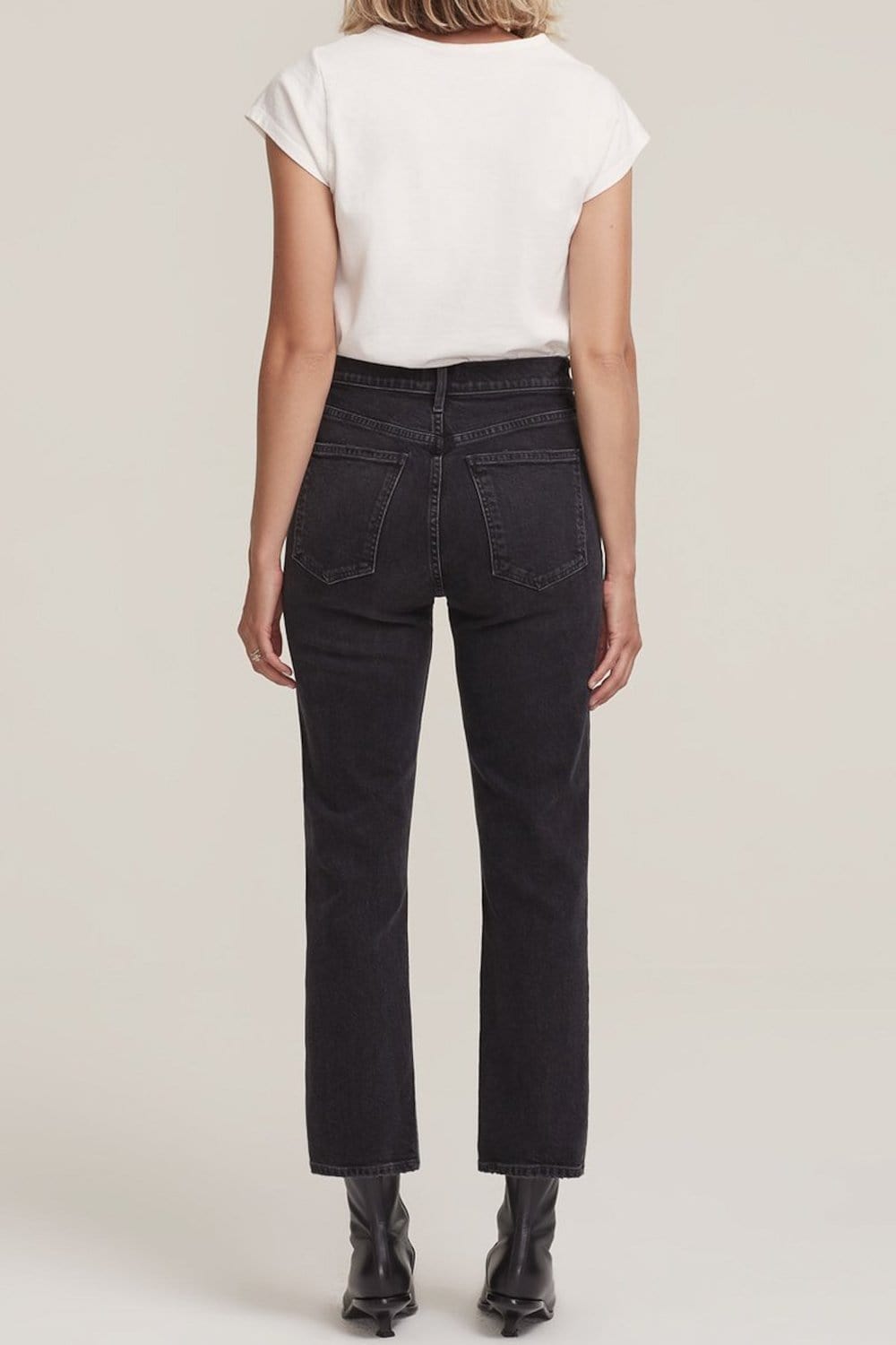 Agolde Wilder Mid Rise Straight Jean Panoramic