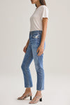 AGOLDE Riley High Rise Straight Crop Jean Frequency